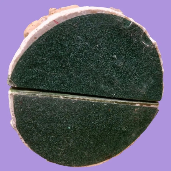 Vintage Ceramic Hinged Christmas Tree With Santa & Woodland Animals Holiday "3" - Picture 7 of 9